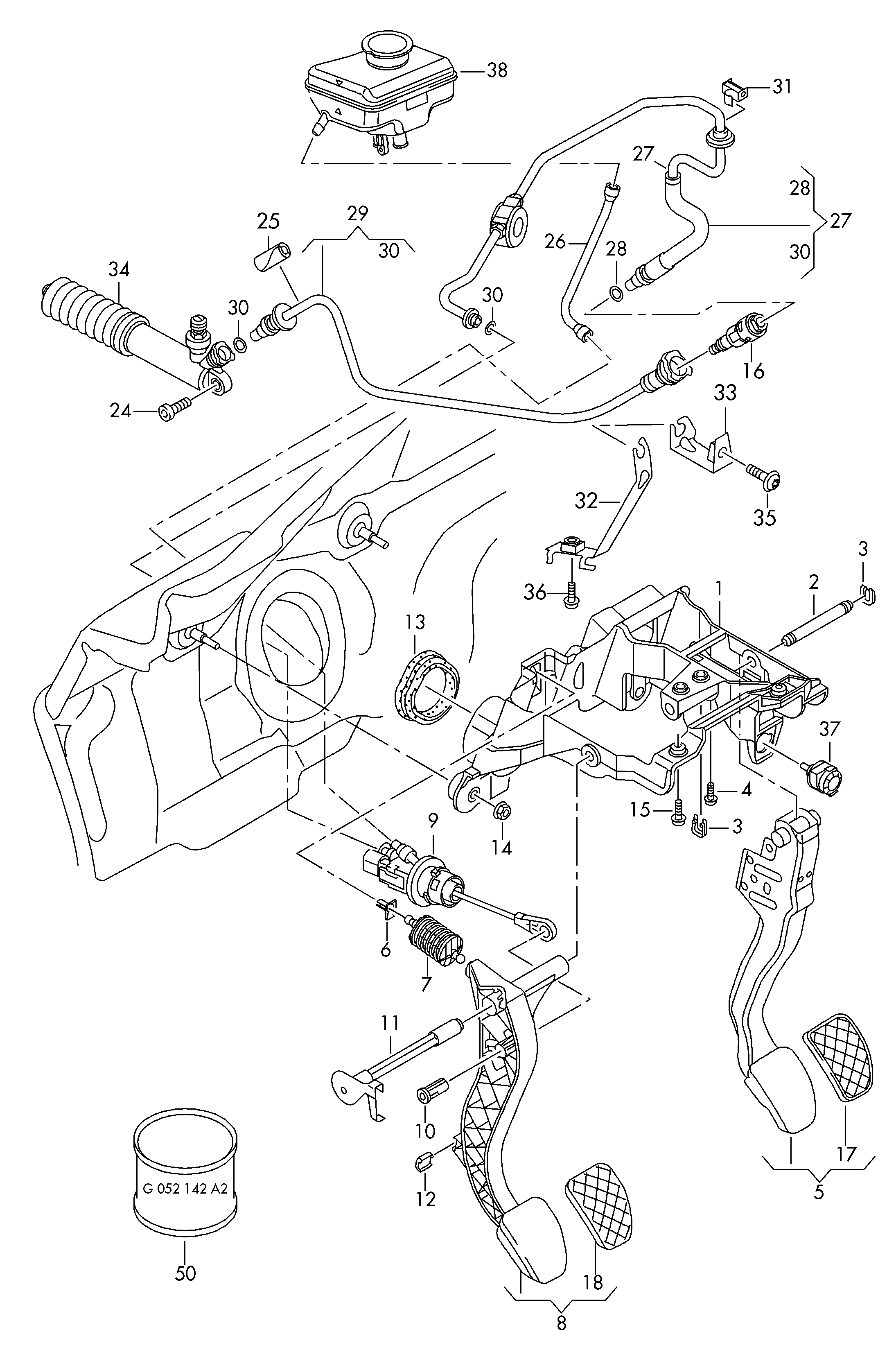 VAG 8K1 721 401G - Galvenais cilindrs, Sajūgs autodraugiem.lv