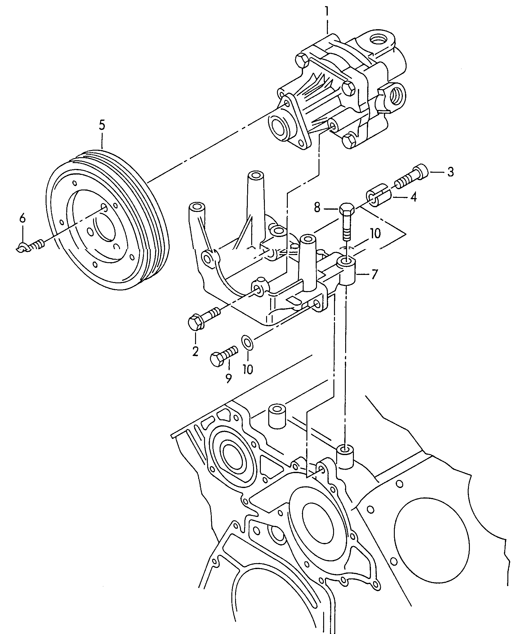 AUDI 4D0145155K - Hidrosūknis, Stūres iekārta autodraugiem.lv