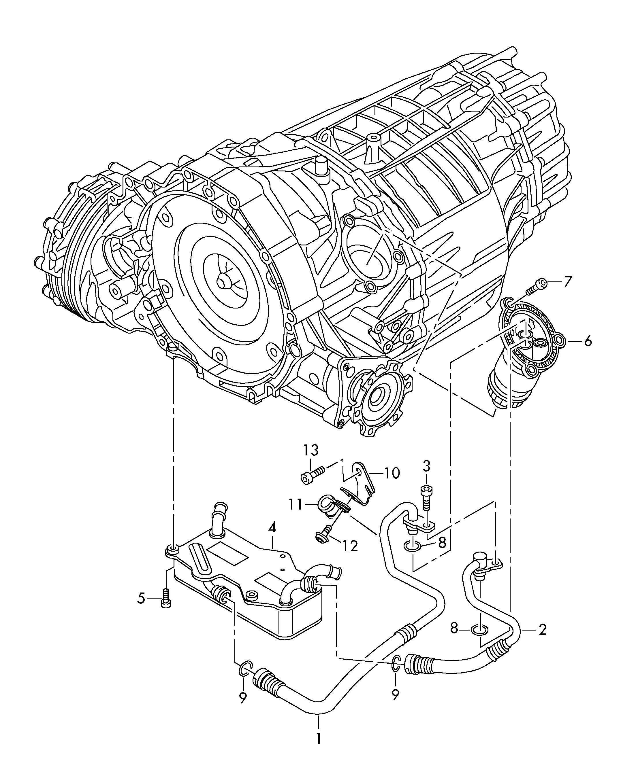 AUDI 4G0317021M - Eļļas radiators, Motoreļļa autodraugiem.lv