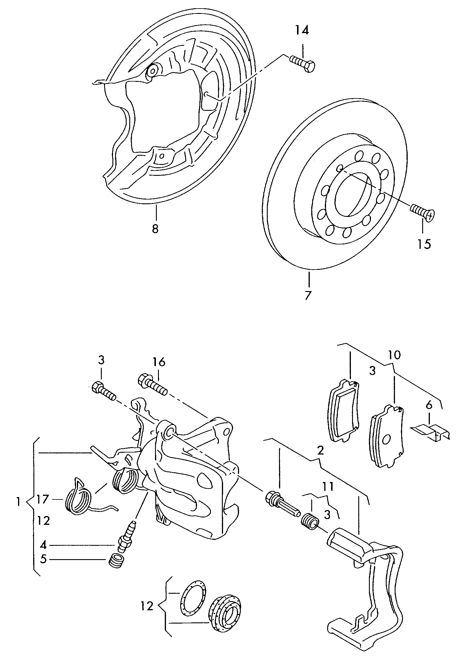 VW 8J0 615 601 A - Bremžu diski autodraugiem.lv