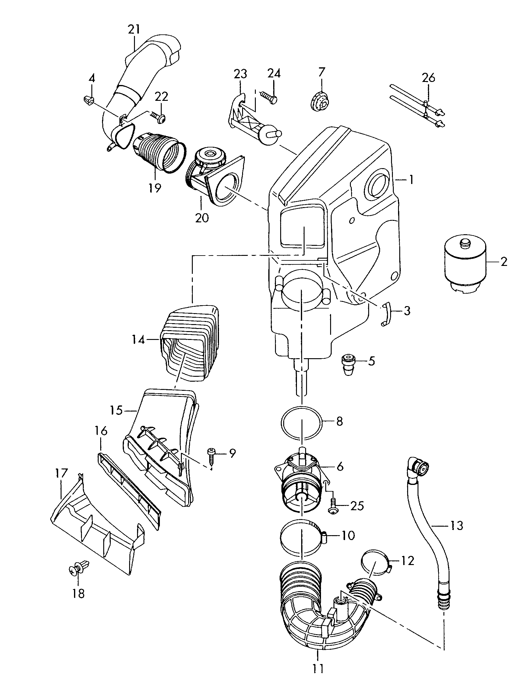 VW (FAW) 4F0 133 843 A - Gaisa filtrs autodraugiem.lv