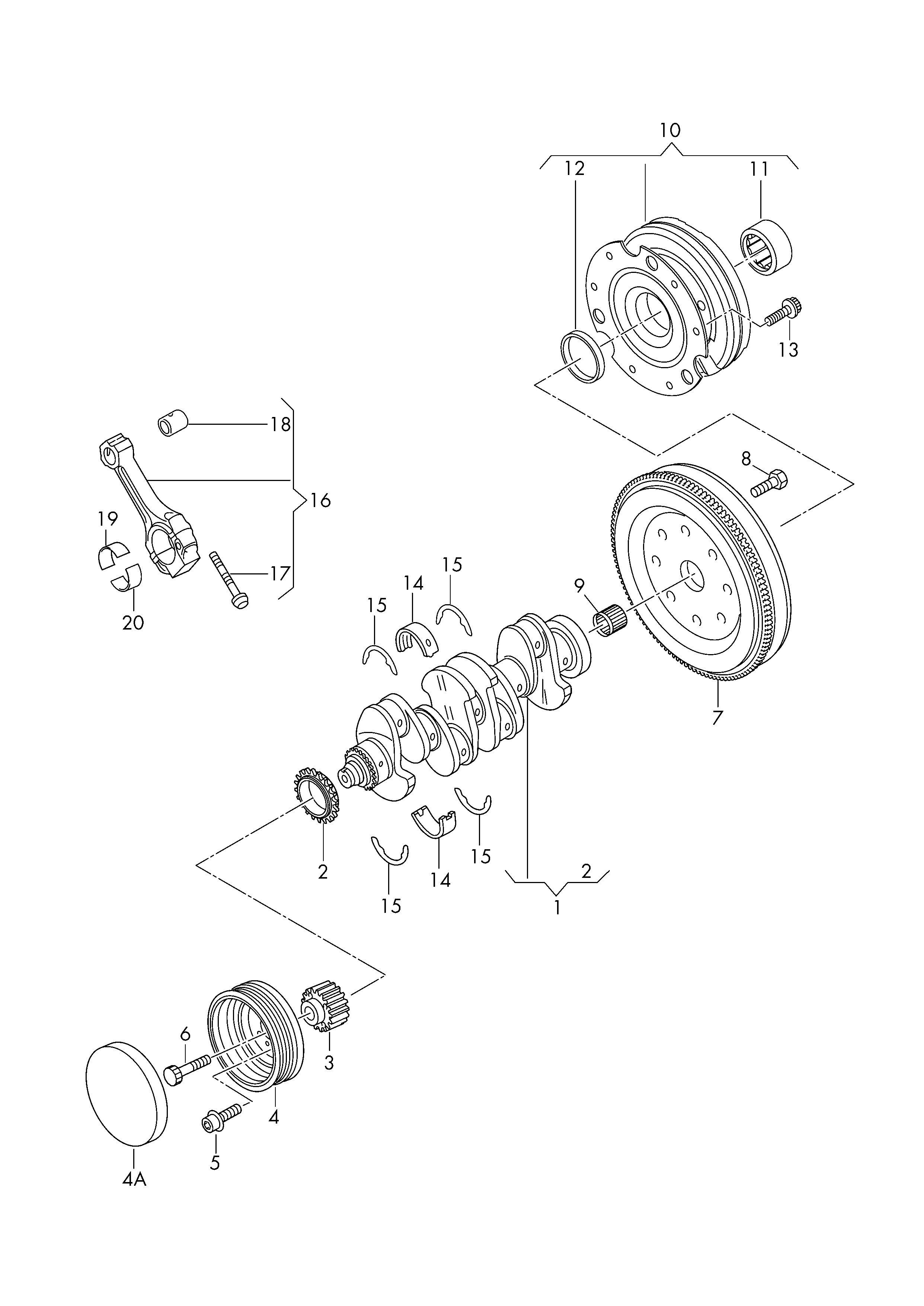 Skoda 03L 105 251 - Piedziņas skriemelis, Kloķvārpsta autodraugiem.lv