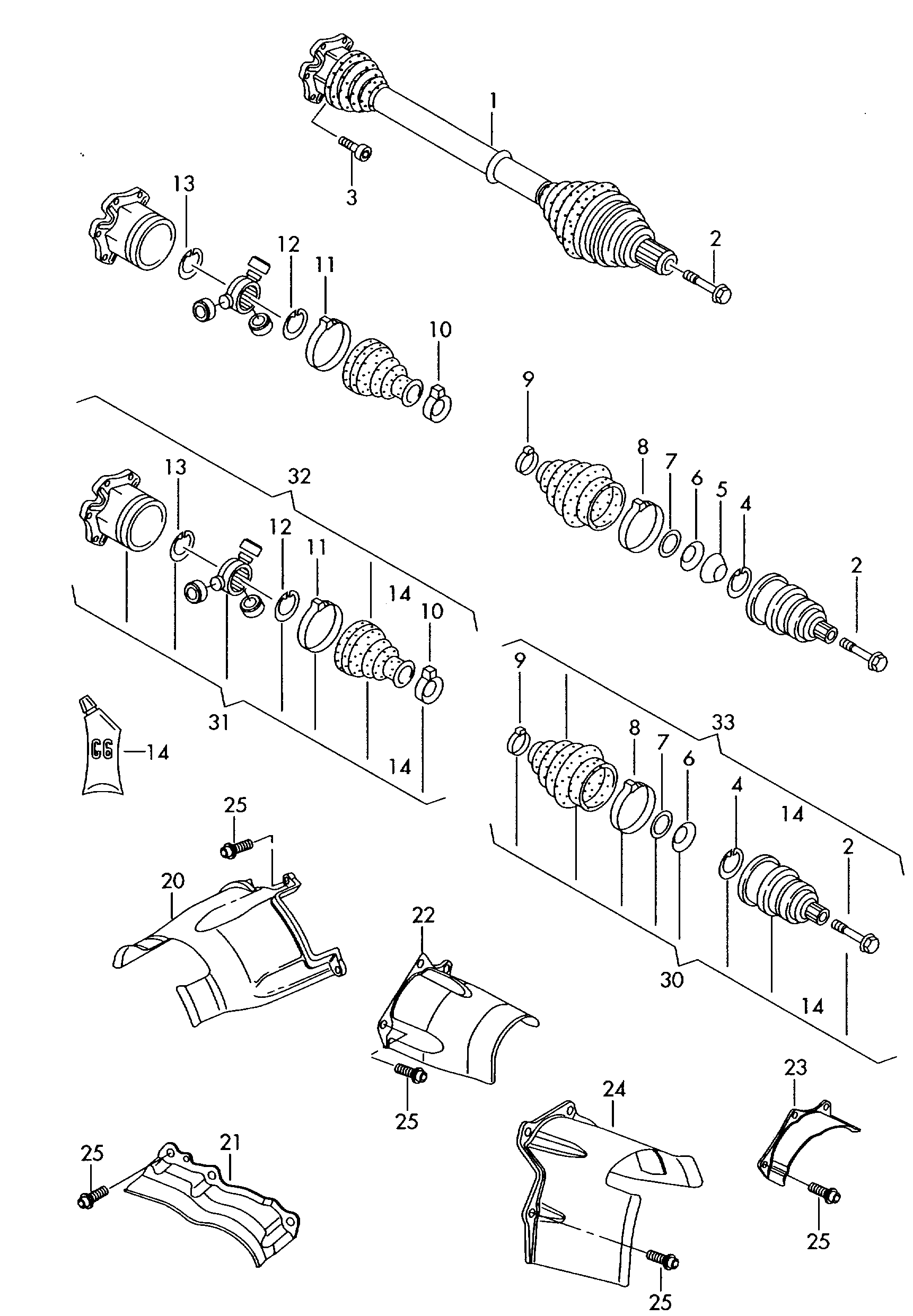 AUDI 8E0 498 103 C - Piedziņas vārpsta autodraugiem.lv