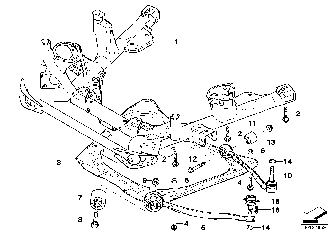 BMW 31 12 6 756 491 - Balst / Virzošais šarnīrs autodraugiem.lv