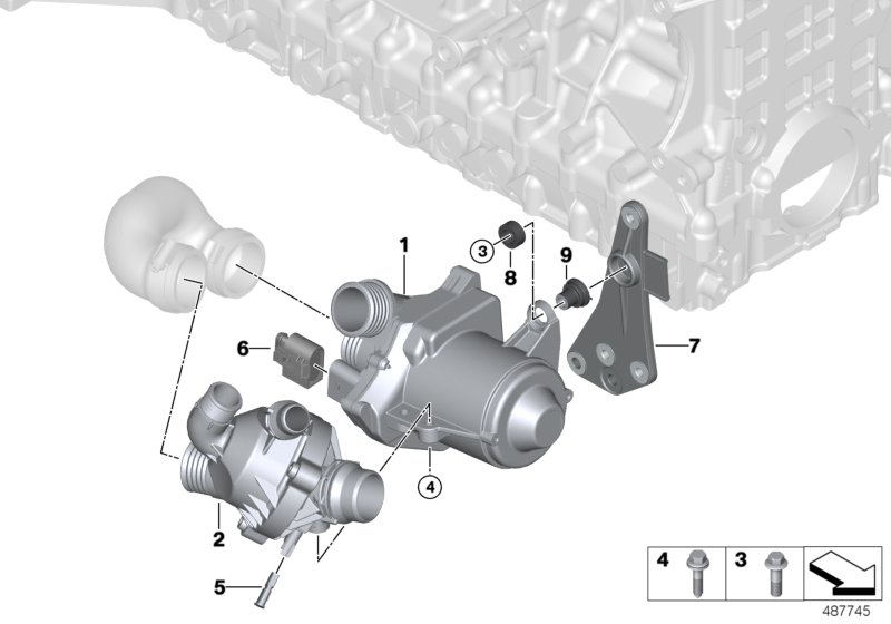 BMW 11 51 7 586 925 - Ūdenssūknis autodraugiem.lv