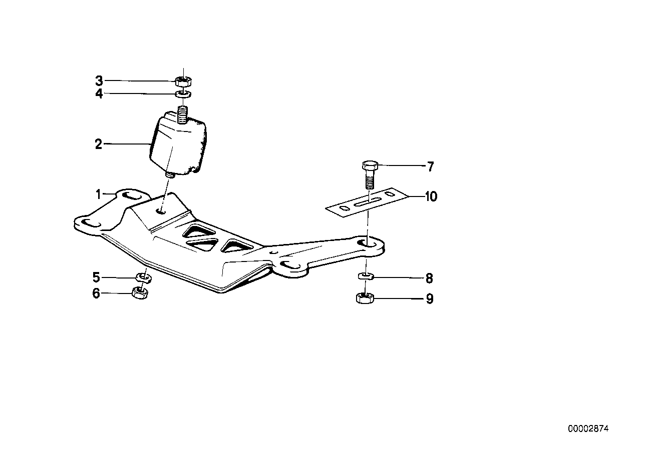 BMW 23 71 1 175 939 - Piekare, Pārnesumkārba autodraugiem.lv