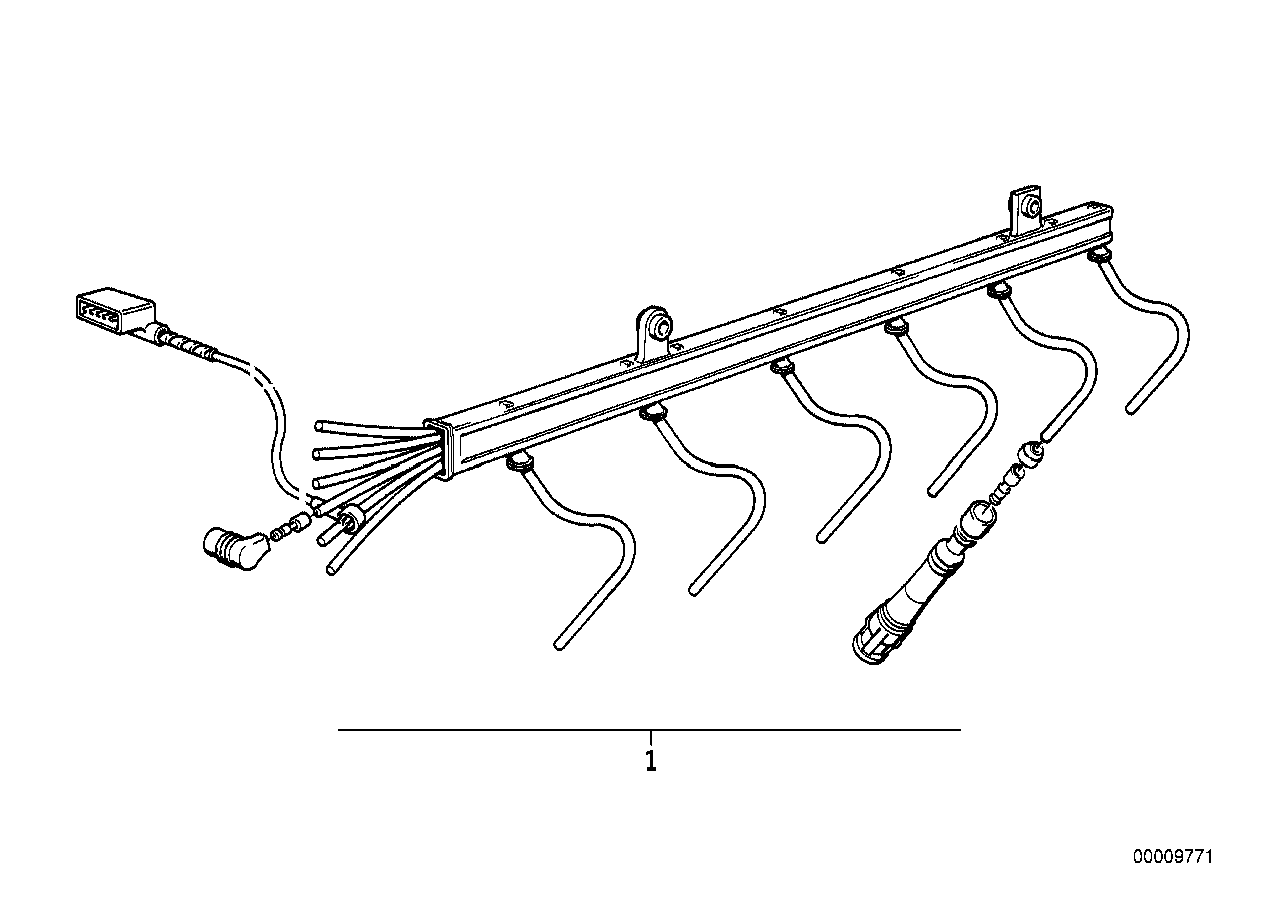 BMW 12 12 1 735 217 - Augstsprieguma vadu komplekts autodraugiem.lv