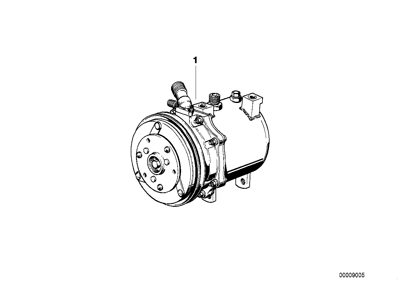 BMW 64 52 8 385 713 - Kompresors, Gaisa kond. sistēma autodraugiem.lv