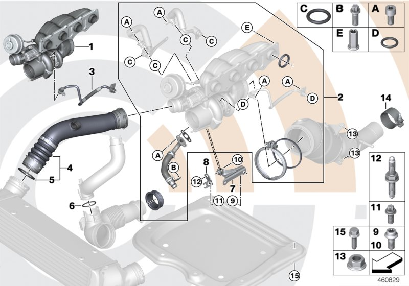 BMW 13 71 7 597 591 - Pūtes sistēmas gaisa caurule autodraugiem.lv