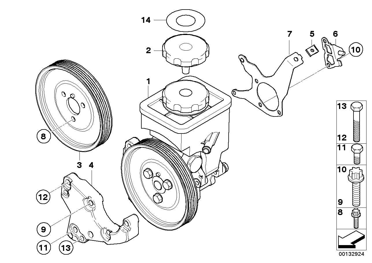 BMW 32 41 3 450 765 - Hidrosūknis, Stūres iekārta autodraugiem.lv