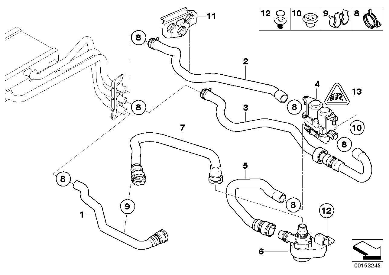 BMW 64 21 6 917 700 - Papildus ūdenssūknis autodraugiem.lv