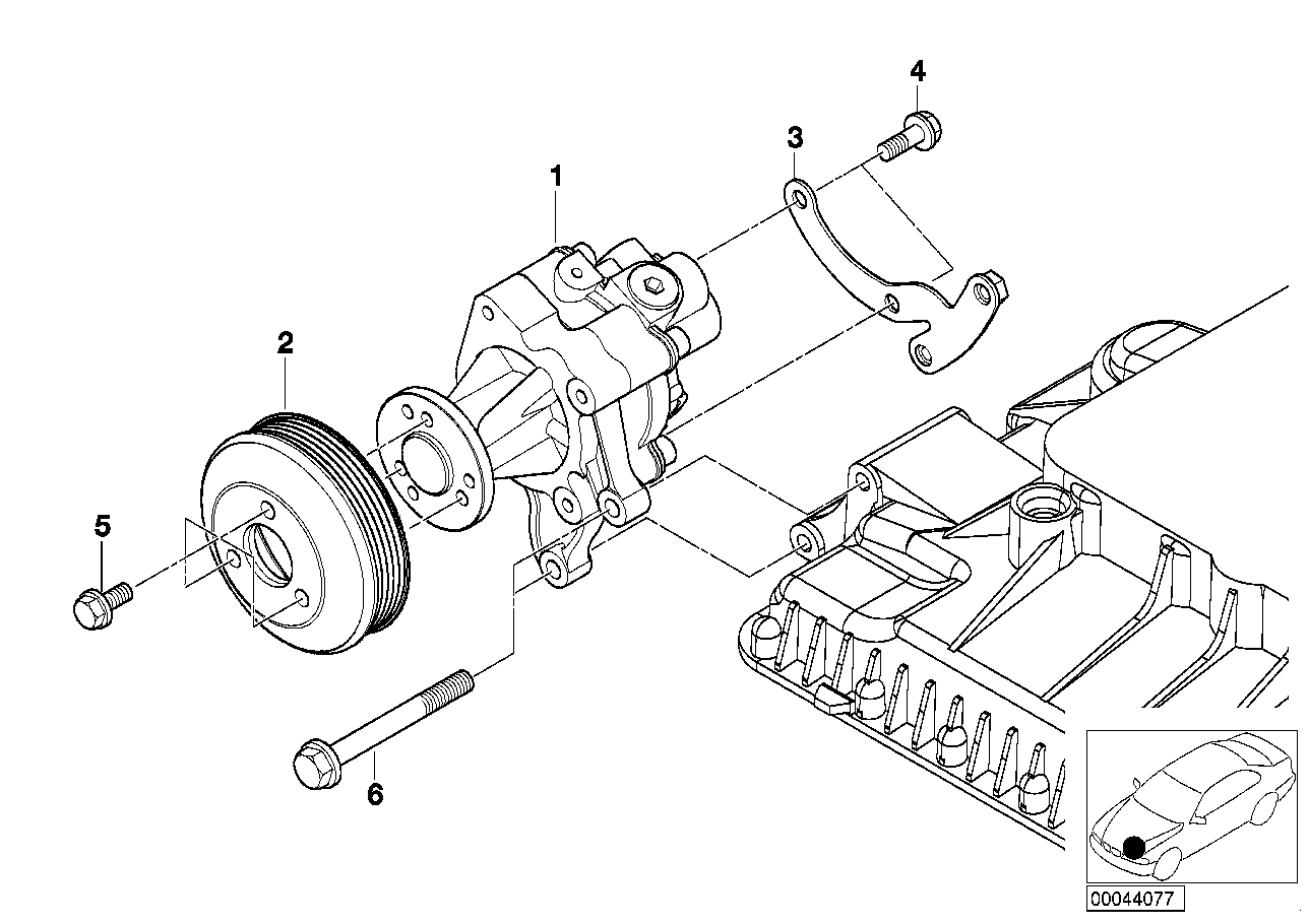 BMW 32 41 6 752 004 - Hidrosūknis, Stūres iekārta autodraugiem.lv