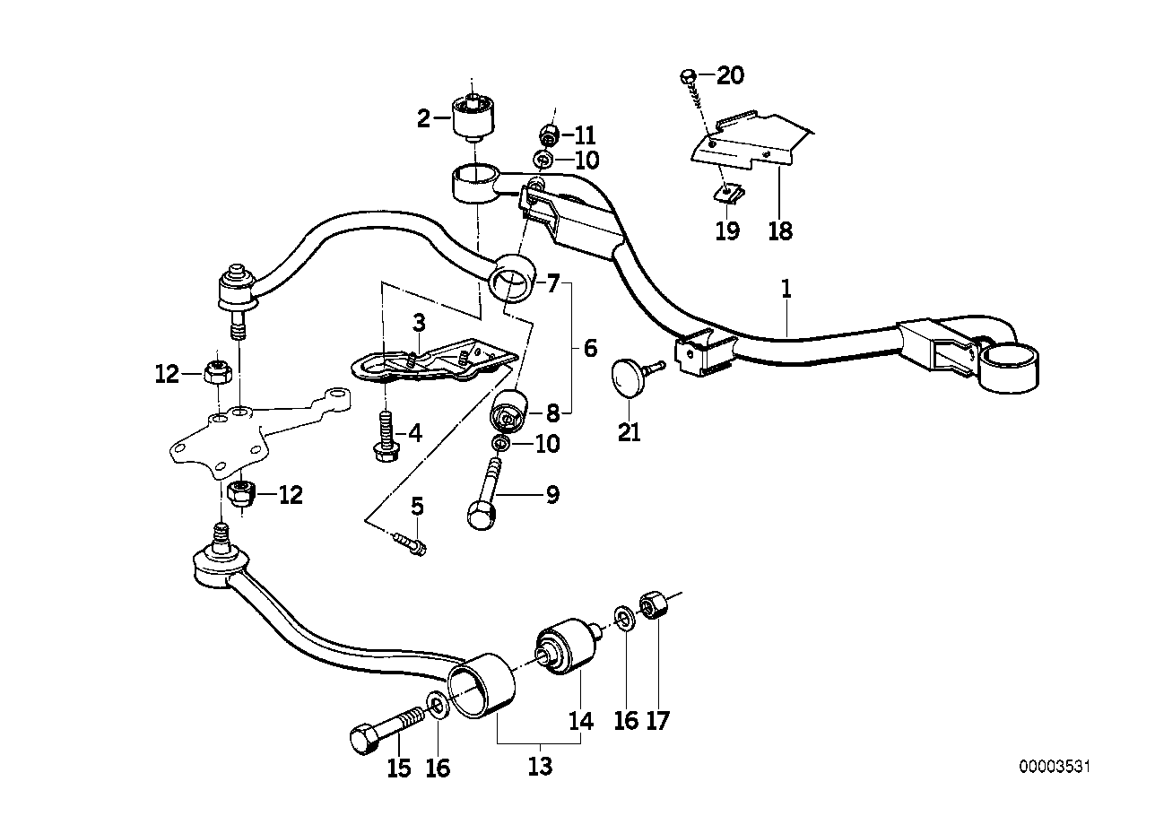 BMW 31 12 1 139 456 - Piekare, Šķērssvira autodraugiem.lv