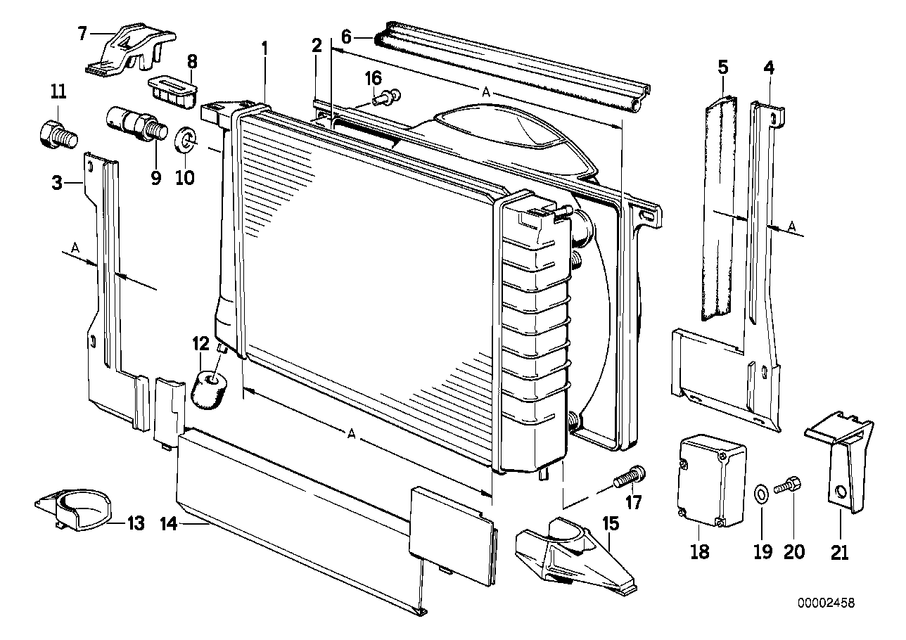 BMW 17 11 1 723 467 - Radiators, Motora dzesēšanas sistēma autodraugiem.lv