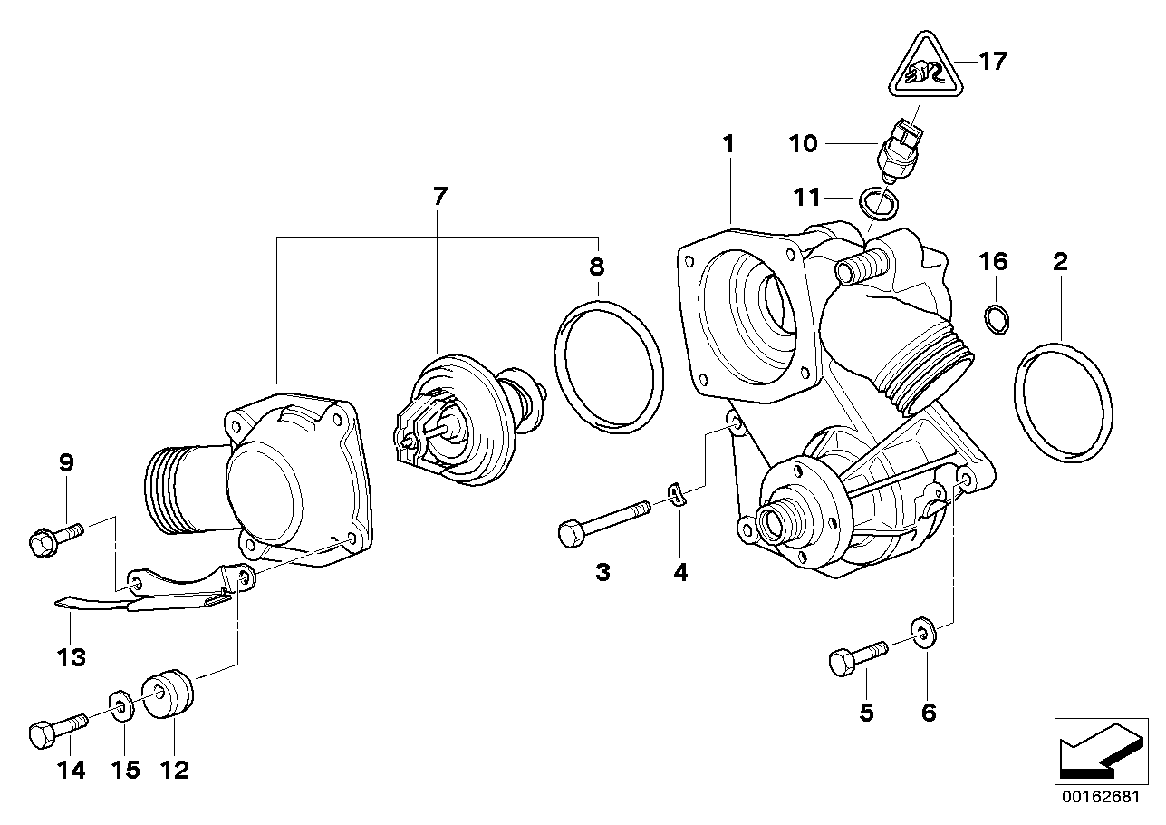 BMW 11 51 0 393 339 - Ūdenssūknis autodraugiem.lv