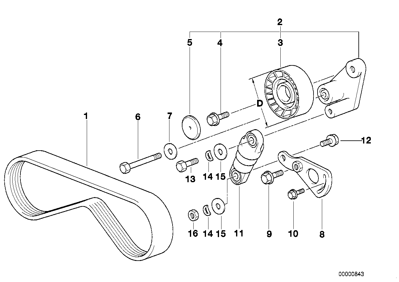 BMW 11287636376 - Ķīļrievu siksna autodraugiem.lv