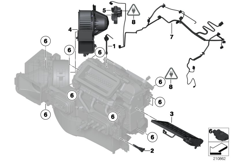 BMW 64119146765 - Rezistors, Salona ventilators autodraugiem.lv