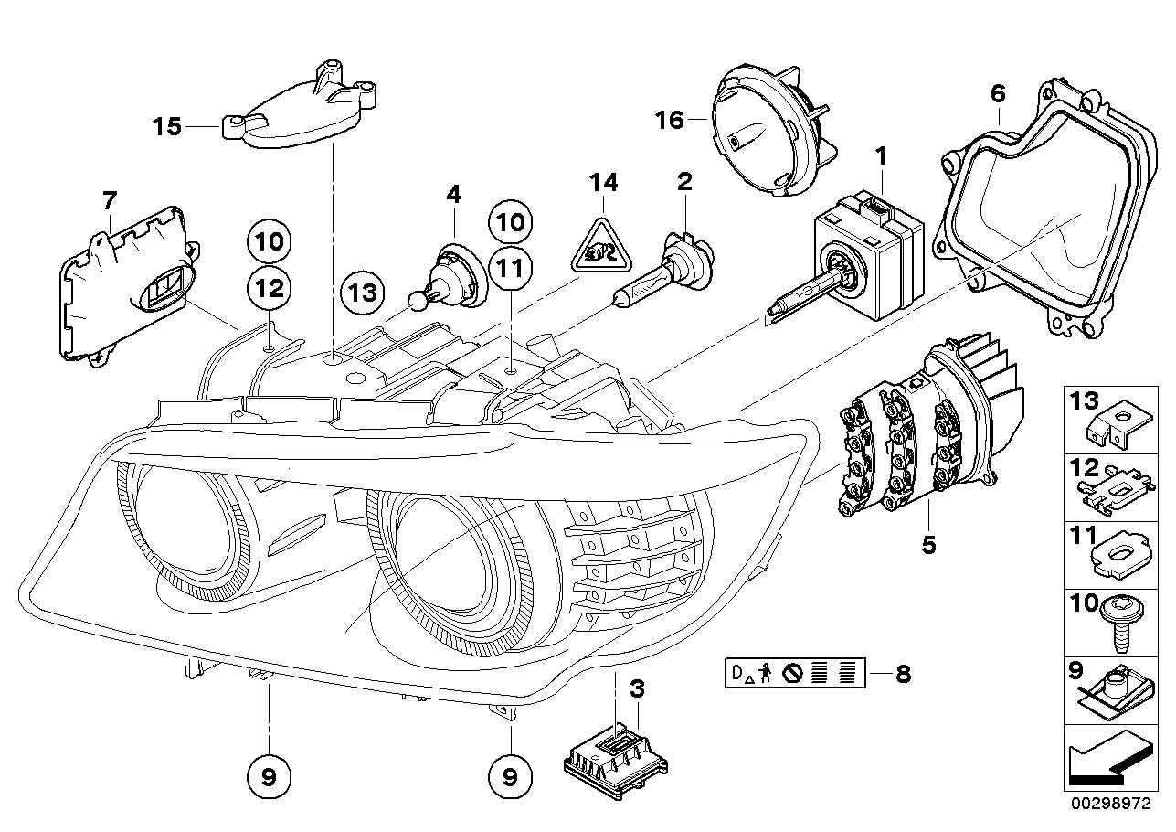 BMW 63117237647 - Vadības iekārta, Apgaismojums autodraugiem.lv