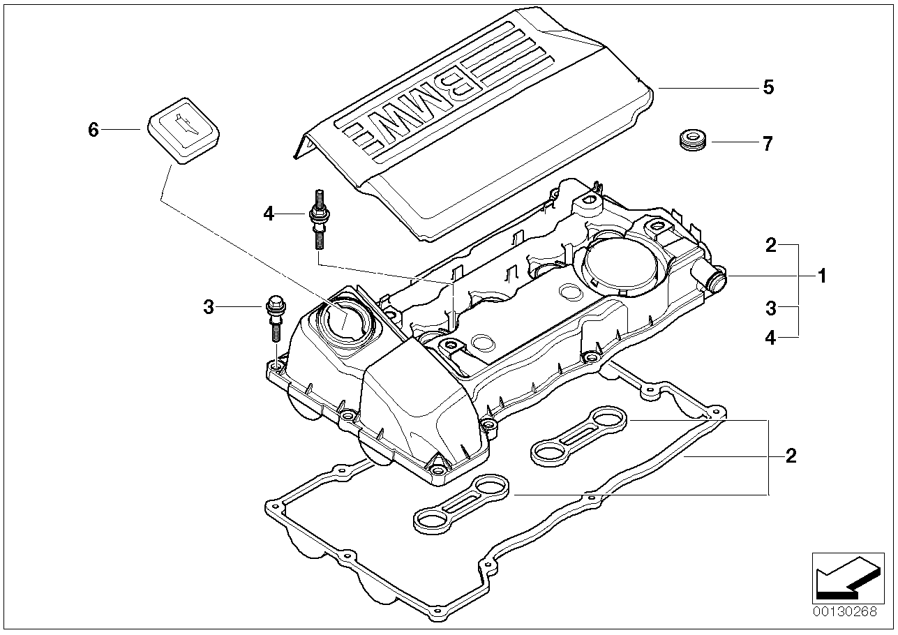 BMW 11 12 7 500 568 - Vāciņš, Eļļas ieliešanas kakliņš autodraugiem.lv