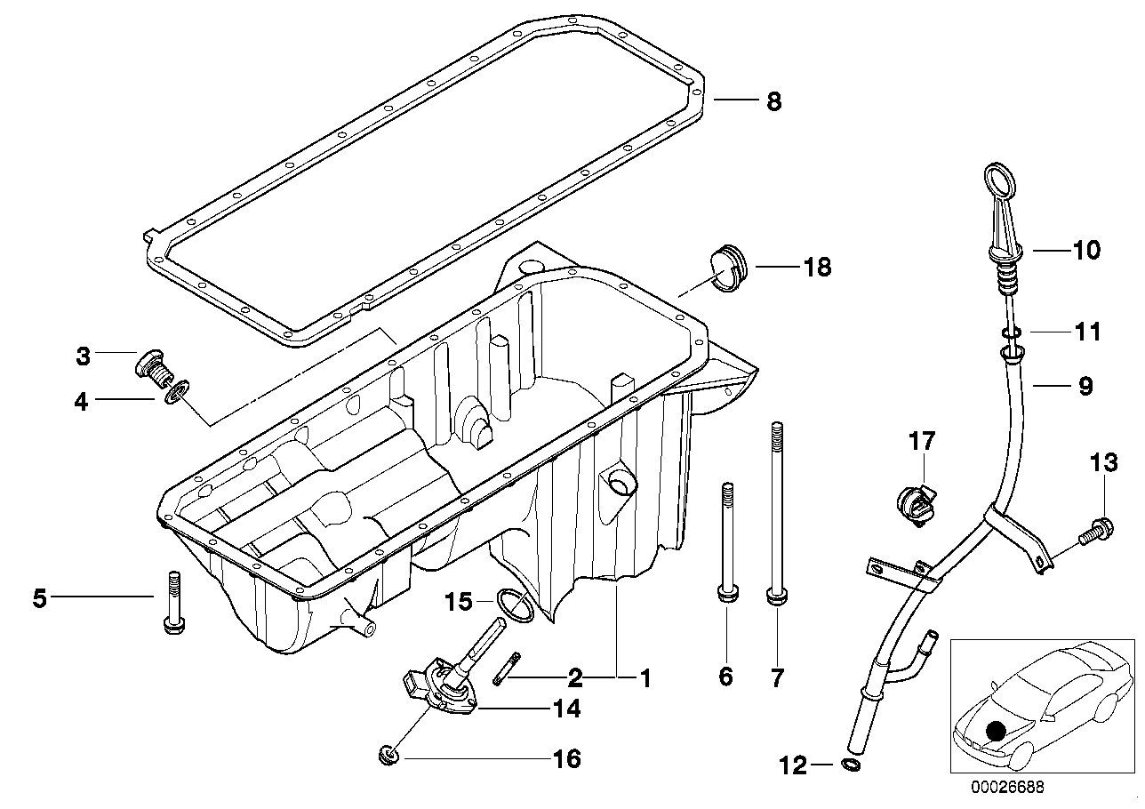 BMW 11 43 1 740 045 - Blīve, Eļļas tausts autodraugiem.lv