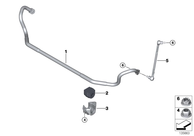 BMW 31 35 6 765 933 - Stiepnis / Atsaite, Stabilizators autodraugiem.lv