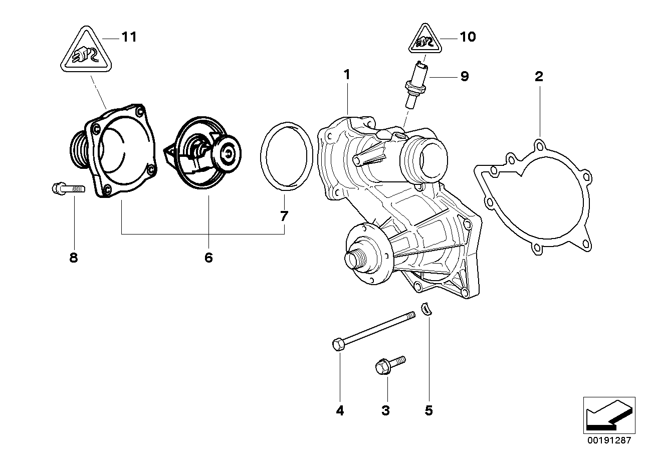 BMW Motorcycles 11 51 0 393 336 - Ūdenssūknis autodraugiem.lv