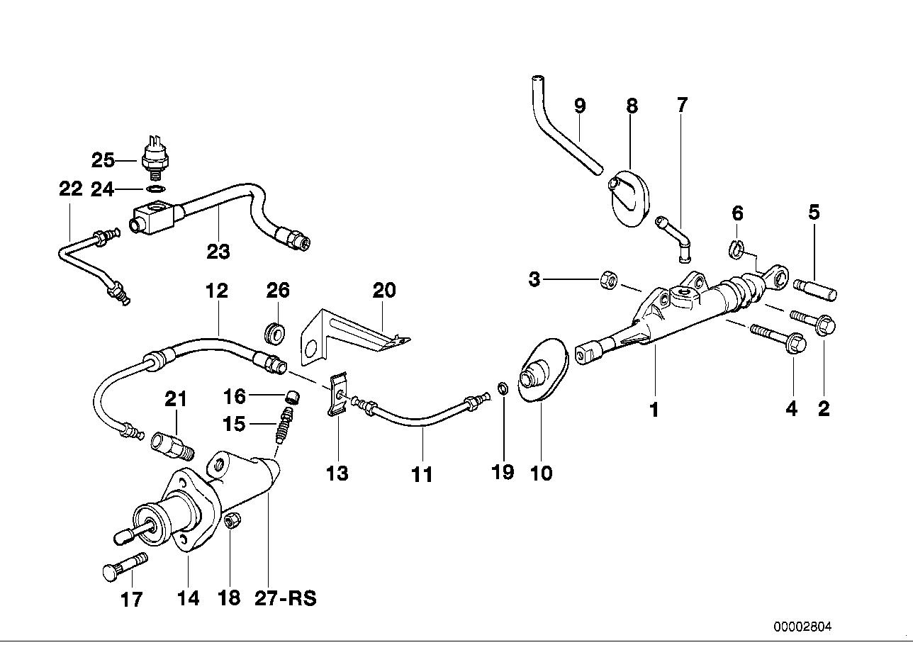 BMW 21 52 6 758 829 - Galvenais cilindrs, Sajūgs autodraugiem.lv