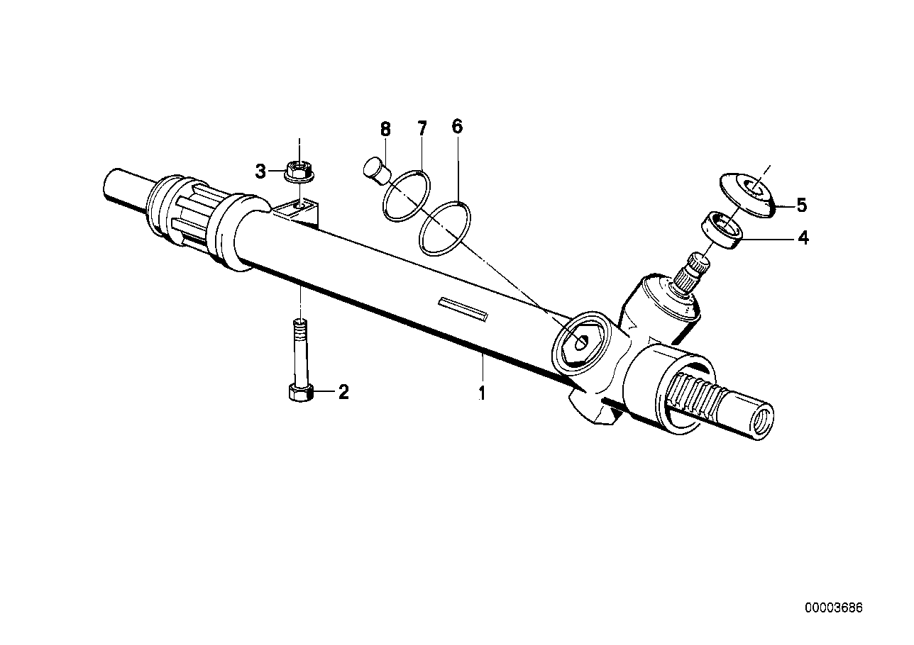 BMW 3211 1 138 198 - Stūres mehānisms autodraugiem.lv