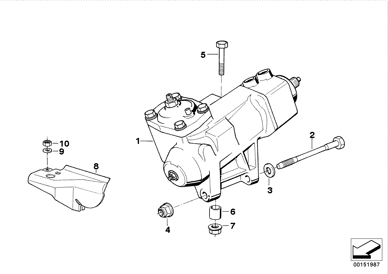 BMW 32 13 1 141 815 - Stūres mehānisms autodraugiem.lv