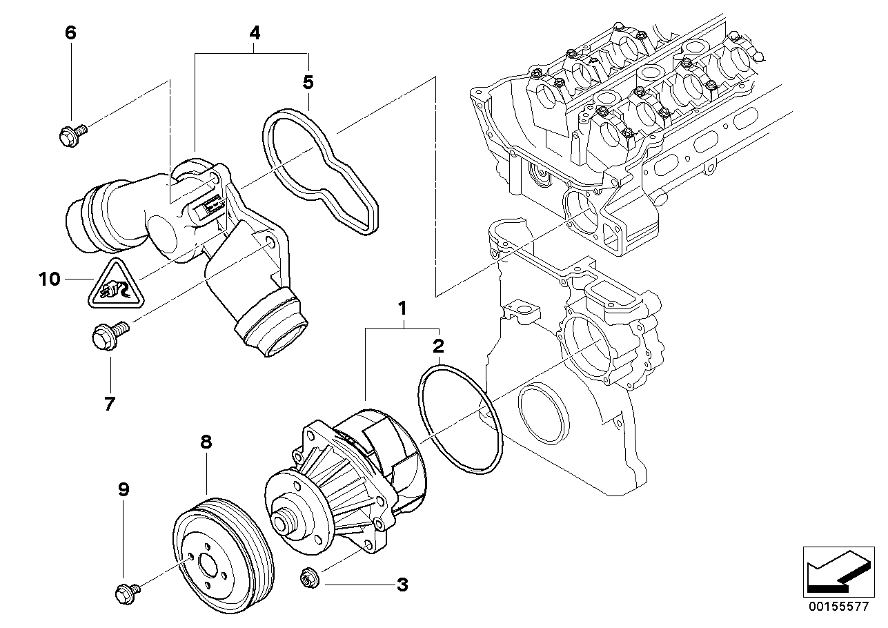 BMW 11537509227 - Termostats, Dzesēšanas šķidrums autodraugiem.lv