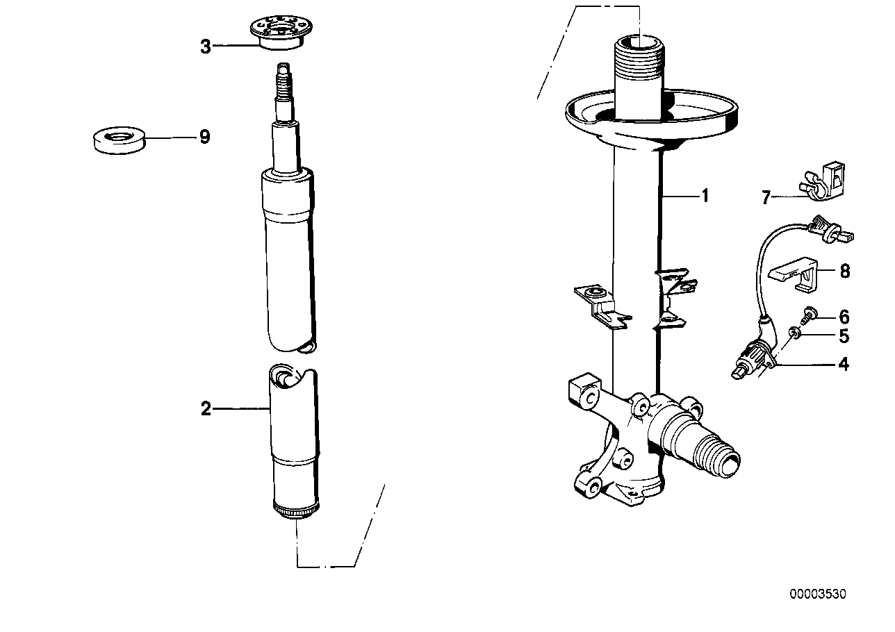 BMW 31322226599 - Amortizators autodraugiem.lv