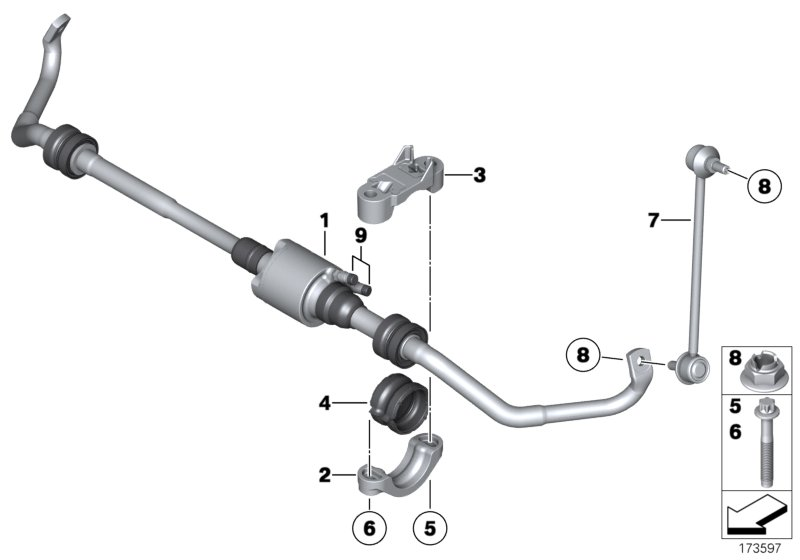 BMW 31 35 6 777 319 - Stiepnis / Atsaite, Stabilizators autodraugiem.lv