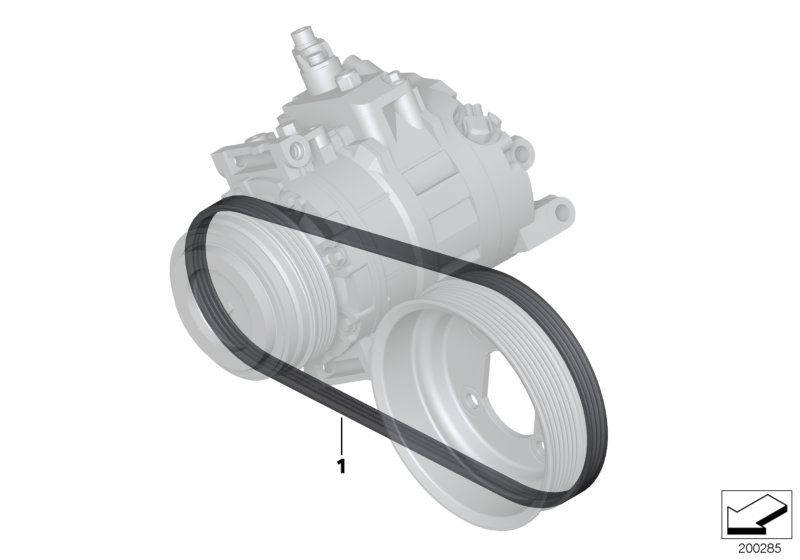 BMW 11 28 7 631 826 - Ķīļrievu siksna autodraugiem.lv