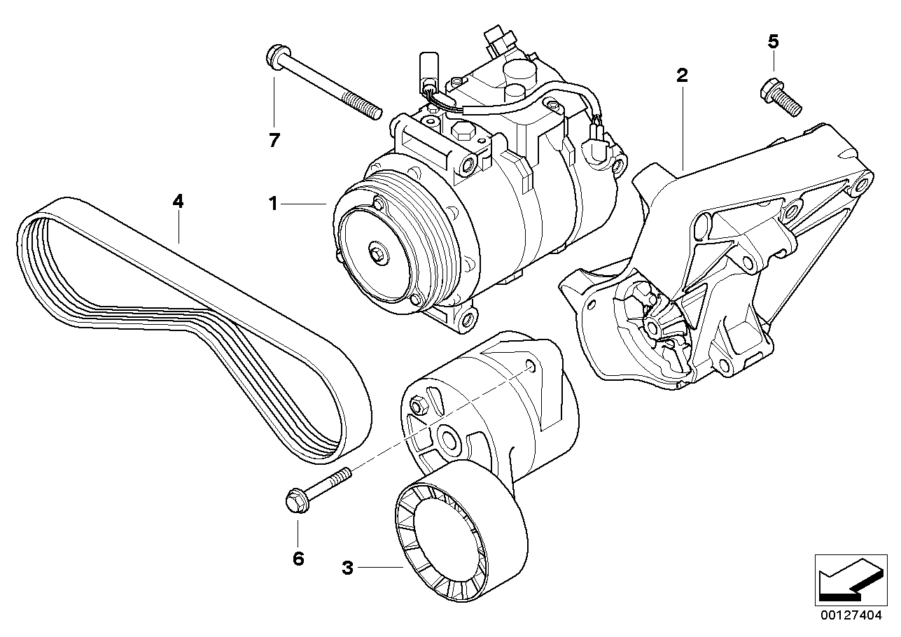 BMW (BRILLIANCE) 11 28 7 512 563 - Ķīļrievu siksna autodraugiem.lv