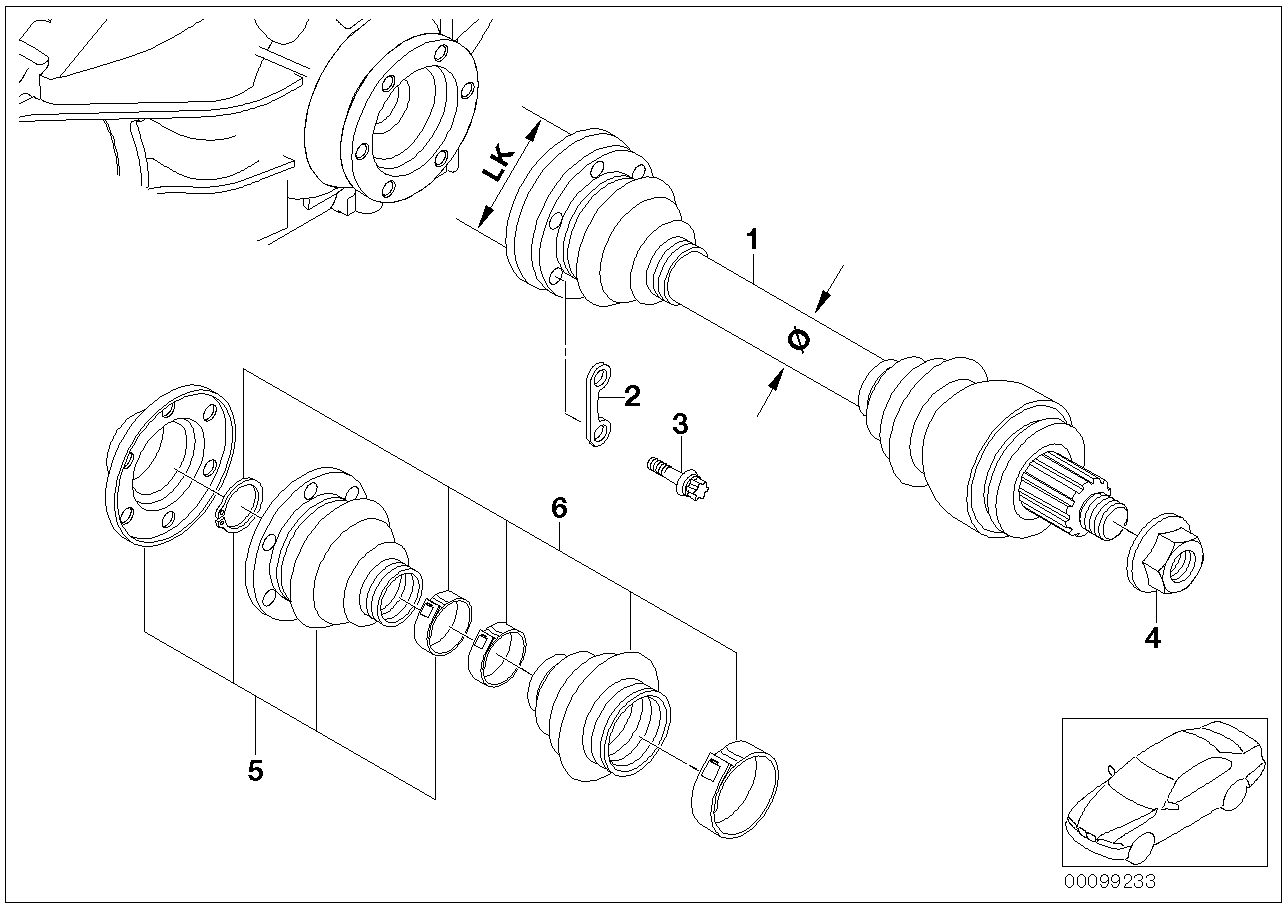 BMW 33217527324 - Putekļusargs, Piedziņas vārpsta autodraugiem.lv