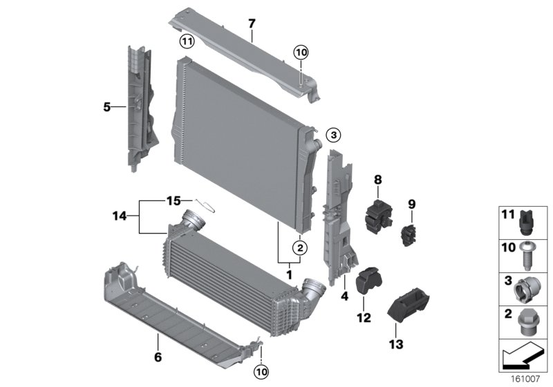 BMW 17 11 7 533 472 - Radiators, Motora dzesēšanas sistēma autodraugiem.lv