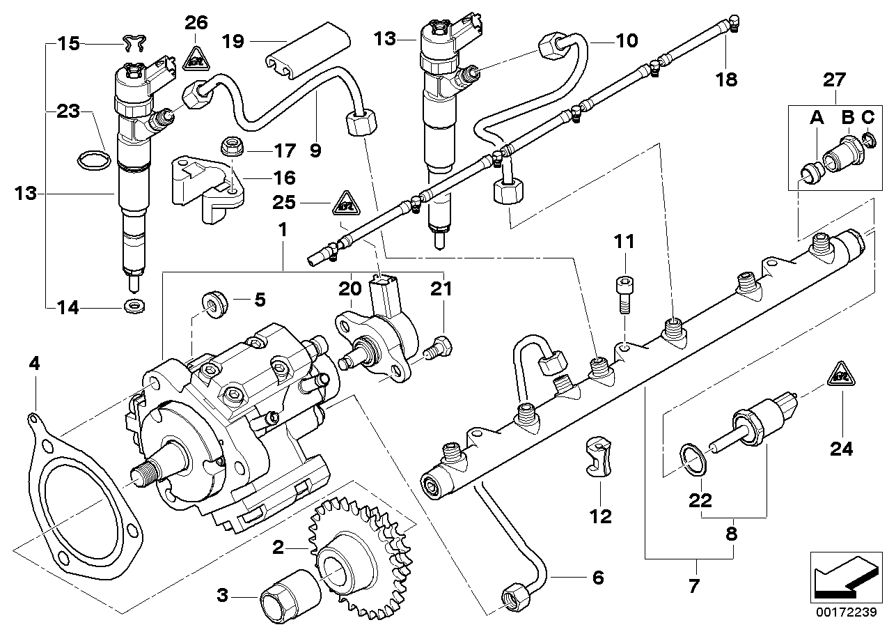 BMW 13 53 7 785 573 - Smidzinātājs autodraugiem.lv