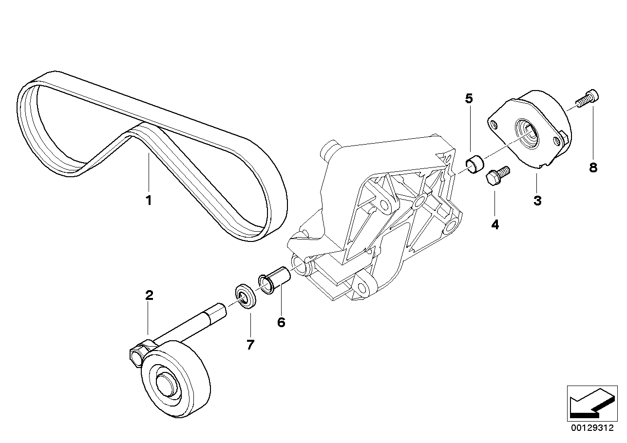 BMW 64 55 7 786 171 - Ķīļrievu siksna autodraugiem.lv