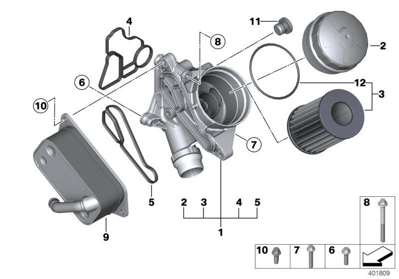 BMW 11428642289 - Eļļas filtrs autodraugiem.lv