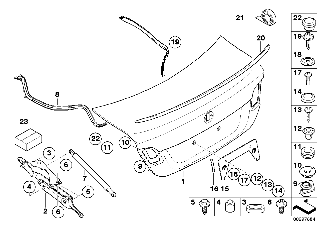 BMW 41627166758 - Gāzes atspere, Bagāžas / Kravas nodalījuma vāks autodraugiem.lv