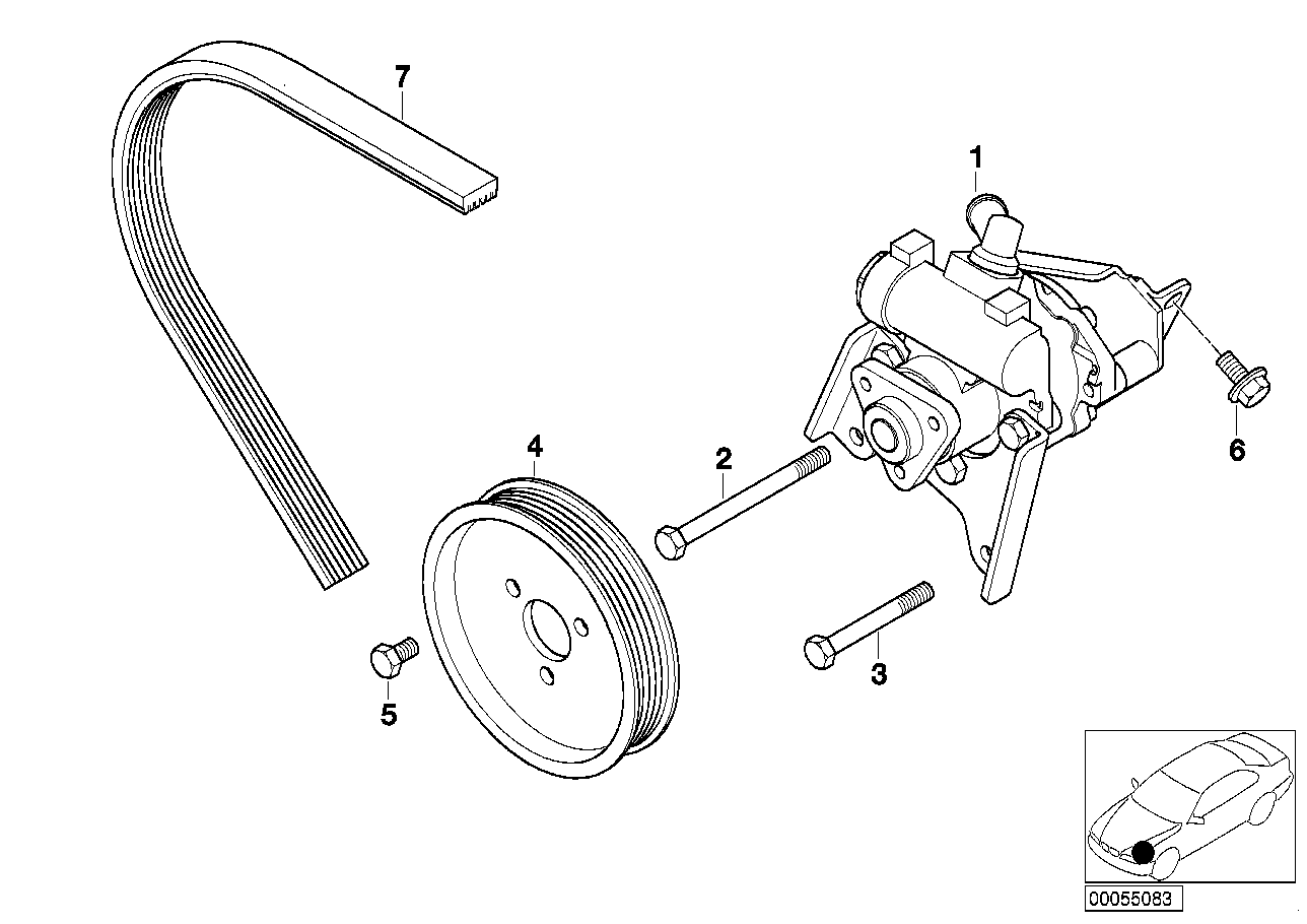 BMW 32 41 6 760 034 - Hidrosūknis, Stūres iekārta autodraugiem.lv