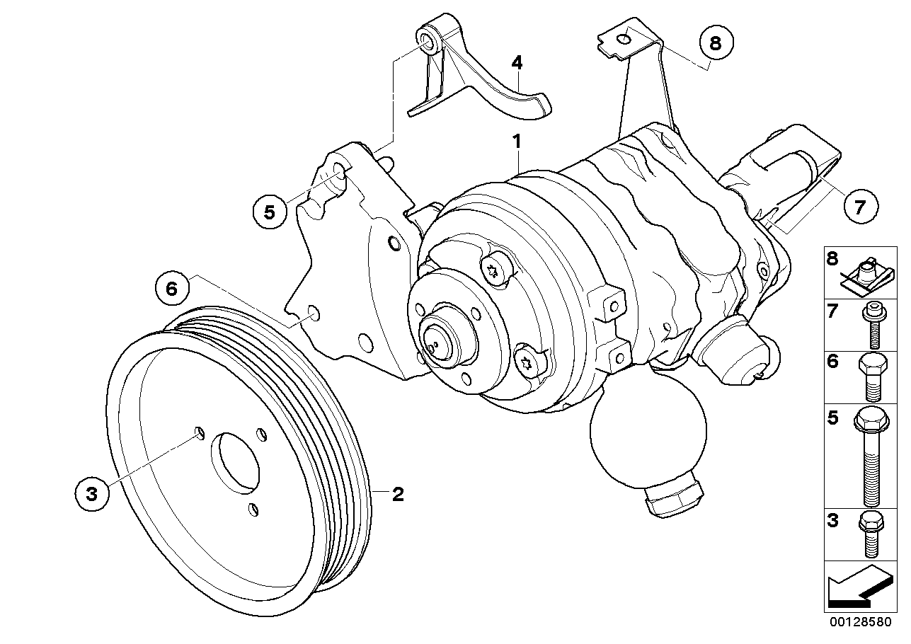 BMW 32 41 6 781 266 - Hidrosūknis, Stūres iekārta autodraugiem.lv