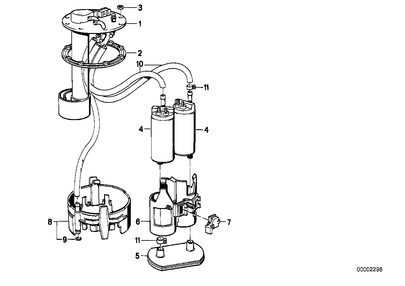 BMW 16 14 6 768 653 - Degvielas sūknis autodraugiem.lv