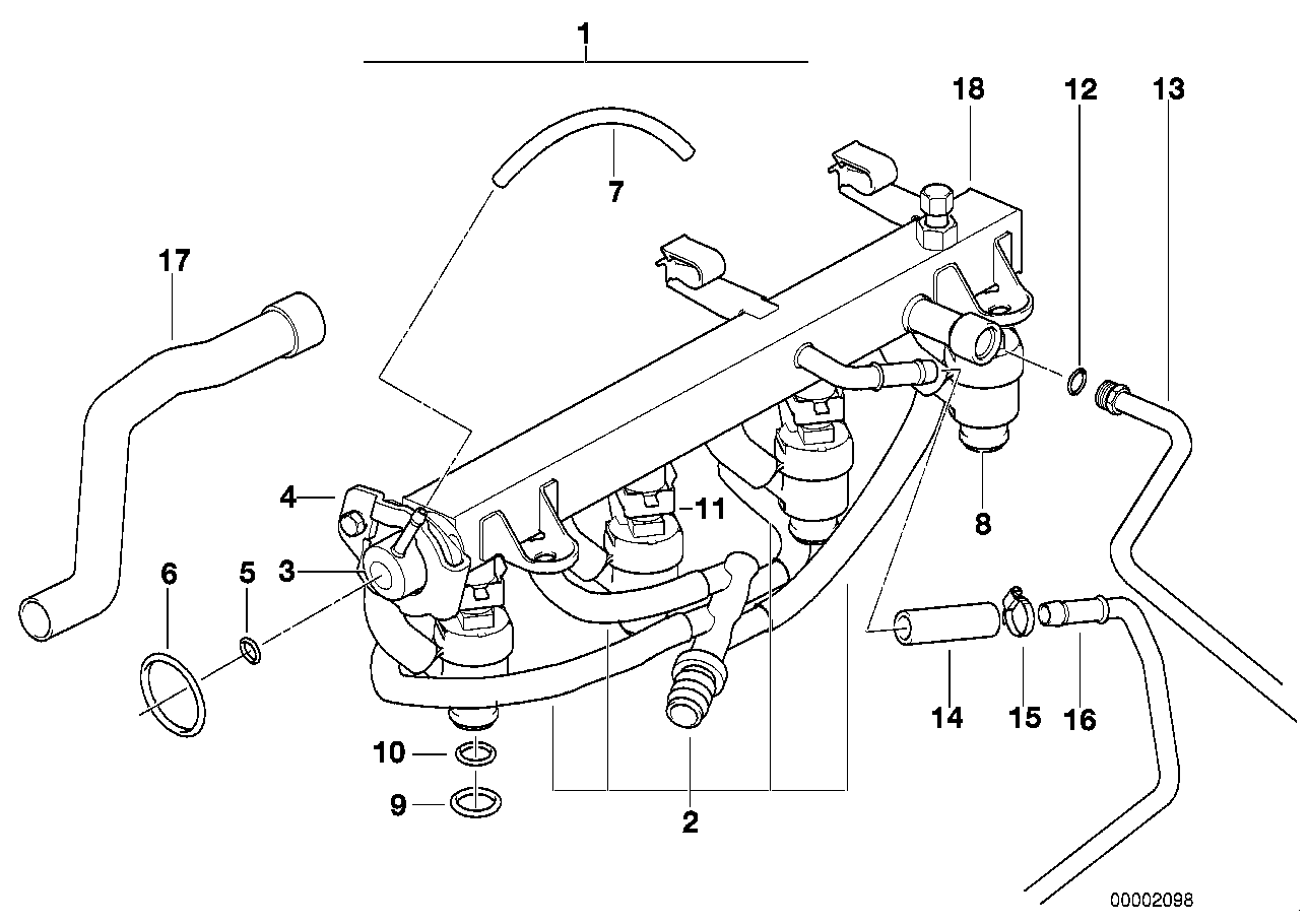 BMW 13531743378 - Degvielas spiediena regulators autodraugiem.lv