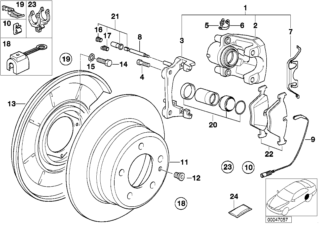 BMW 34211162968 - Bremžu diski autodraugiem.lv