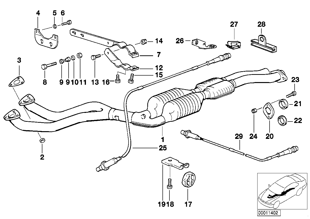 BMW 11 78 1 735 499 - Lambda zonde autodraugiem.lv