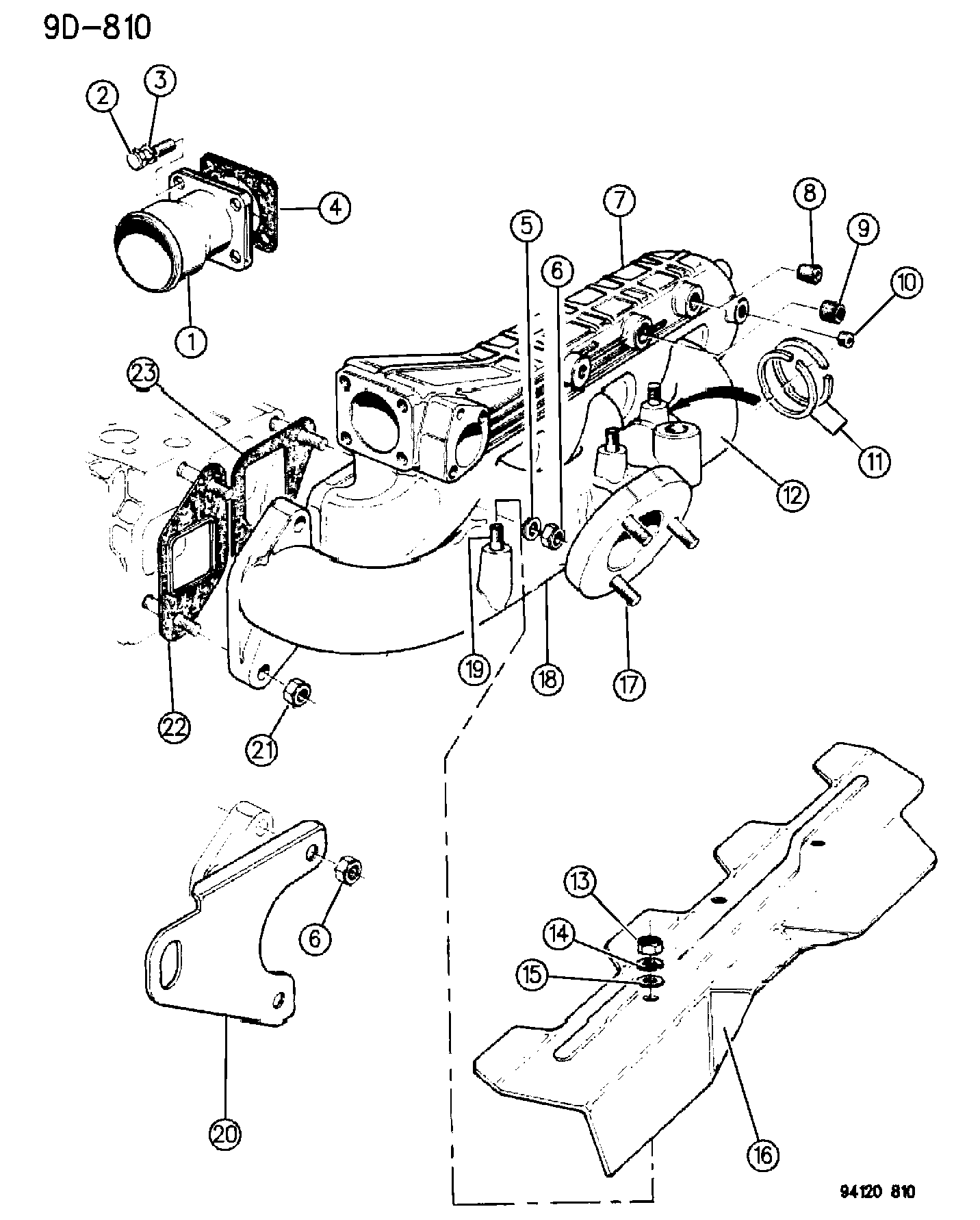 Dodge 472 0428 - NUT, TURBO ATTACH autodraugiem.lv