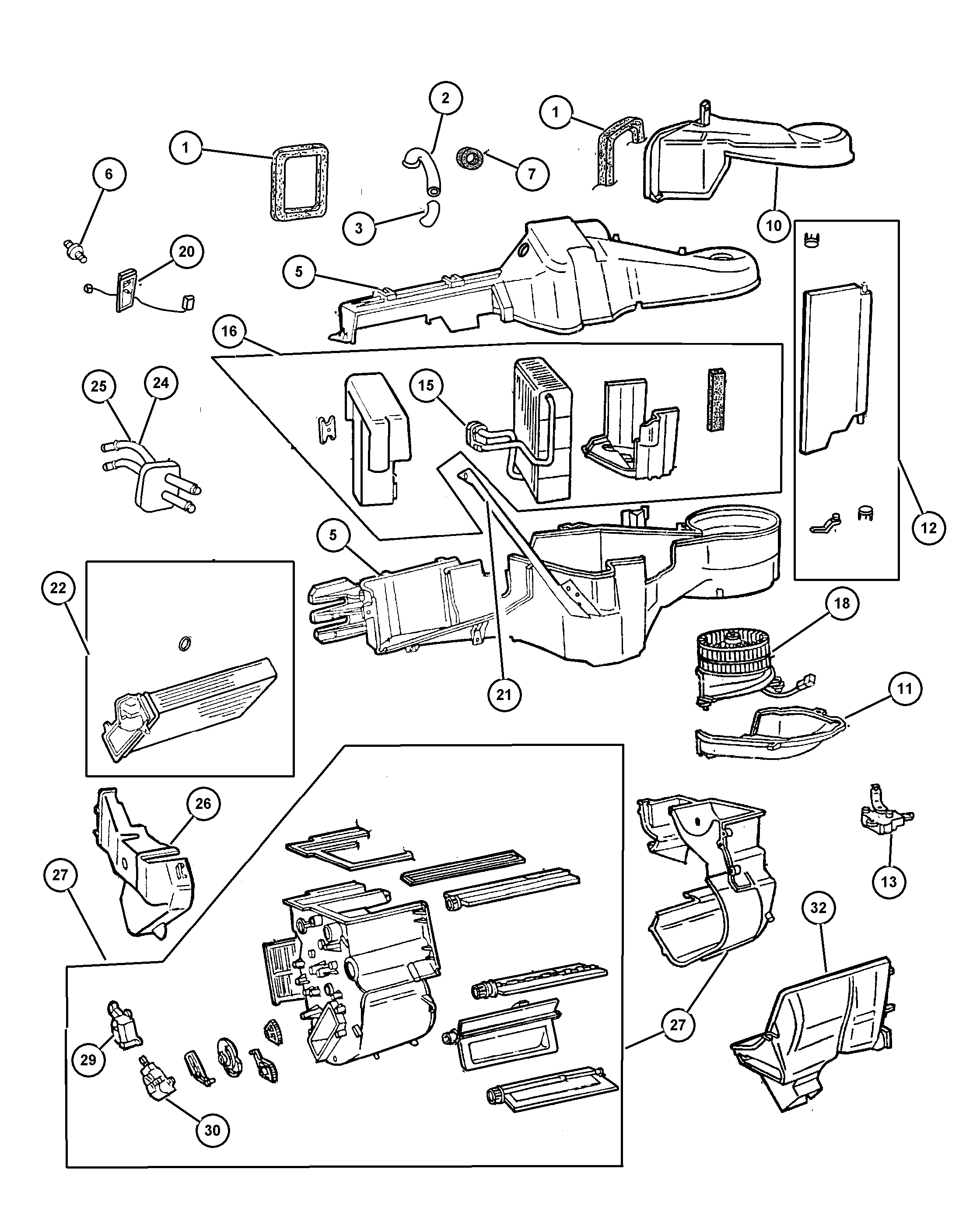 Chrysler 4 882 355 - Iztvaikotājs, Gaisa kondicionēšanas sistēma autodraugiem.lv