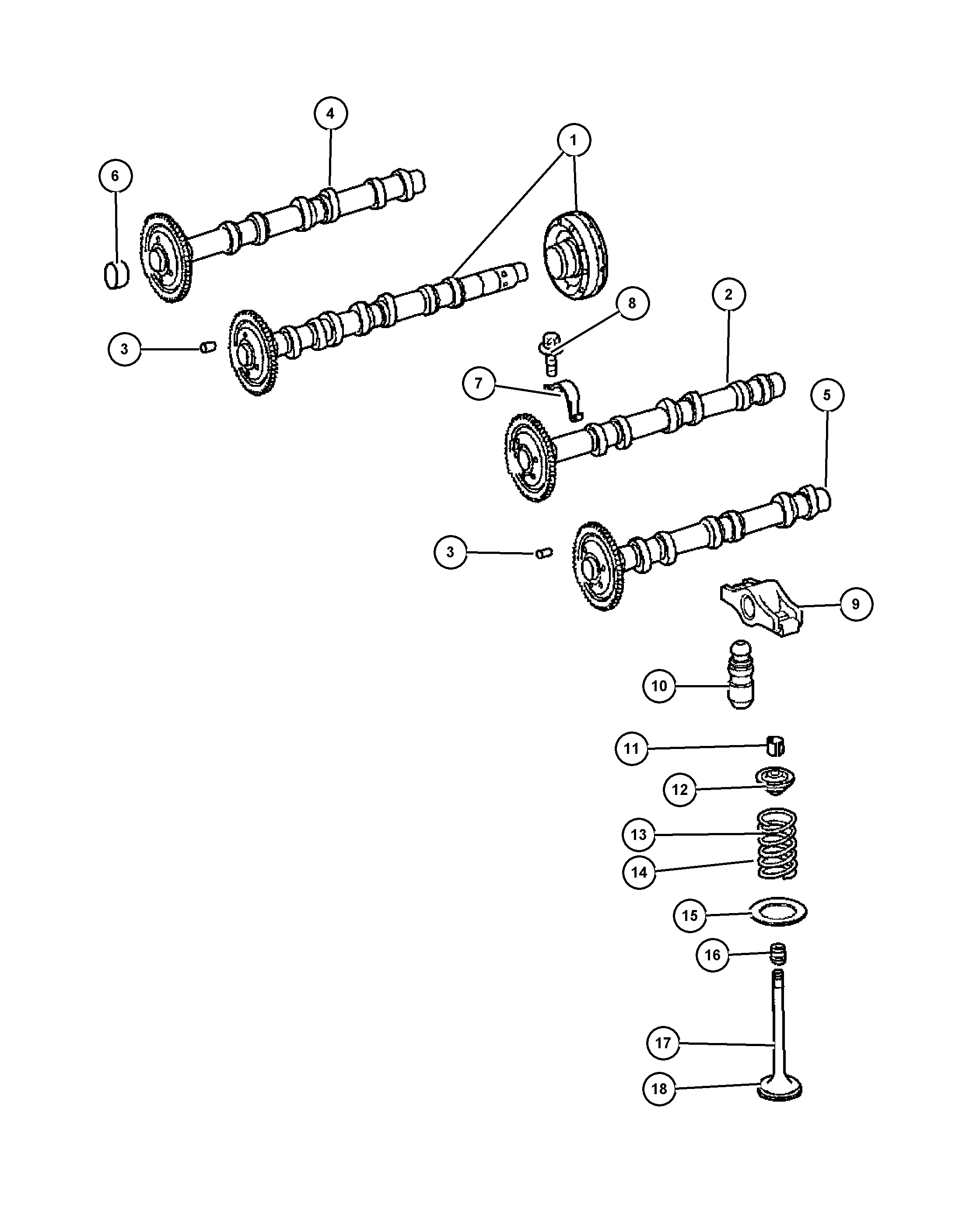 Dodge 5175 438AA - Blīvju komplekts, Vārsta kāts autodraugiem.lv