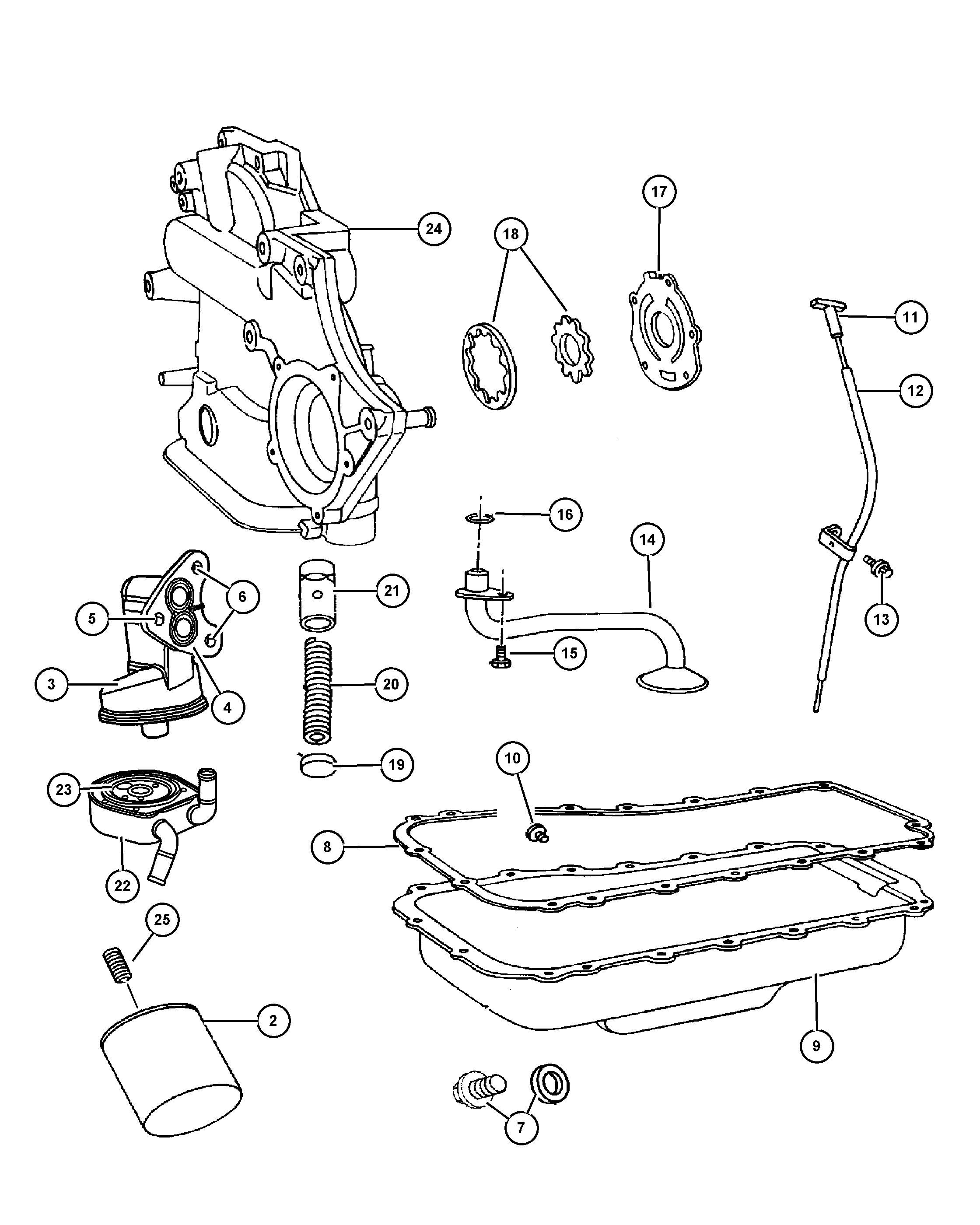 Chrysler 5241 062AB - Blīvju komplekts, Eļļas vācele autodraugiem.lv